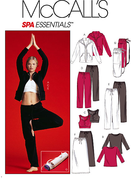 McCall's 4261 Spa Essentials - pants