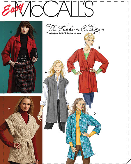 McCall's 5932 Cardigans