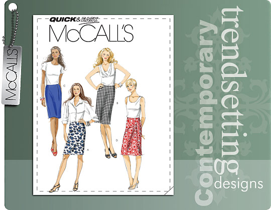 McCall Patterns Misses' Skirts in Three Lengths