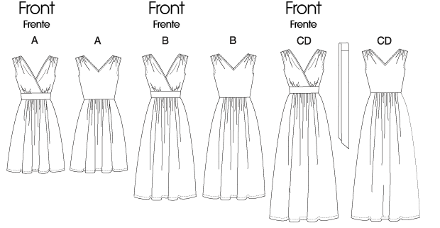 McCalls Sewing Pattern 6073 Ladies Plus Size Dress Sizes 18W-20W-22W-24W