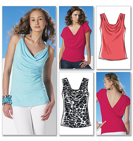 McCall's 6078 Misses' Tops - Patterns