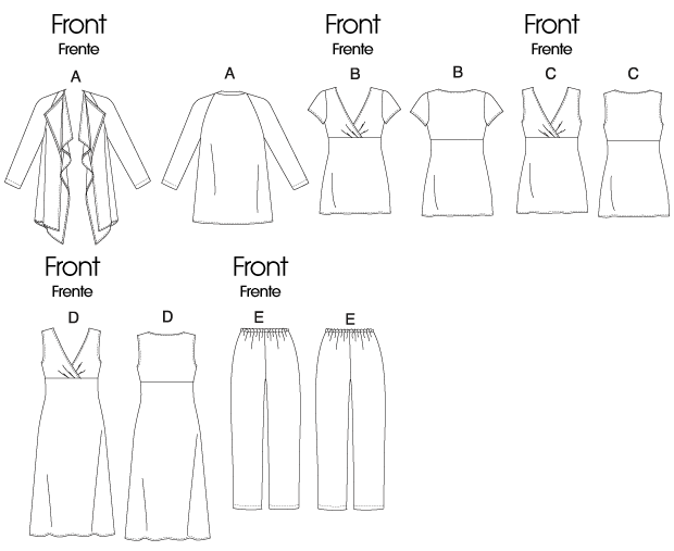 McCall's 6127 Women's Jacket, Tunics, Dress and Pants