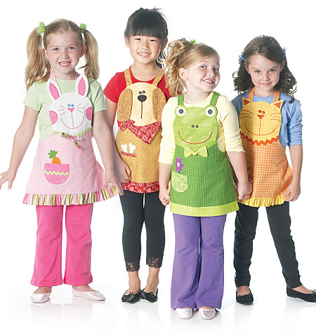 McCall's 6298 children's apron sewing pattern