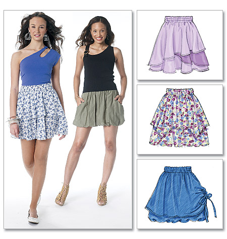 McCall's 6327 misses skirts