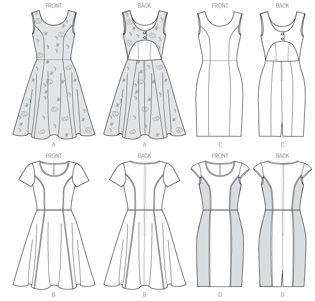 McCall's 6887 Misses' Dresses sewing pattern