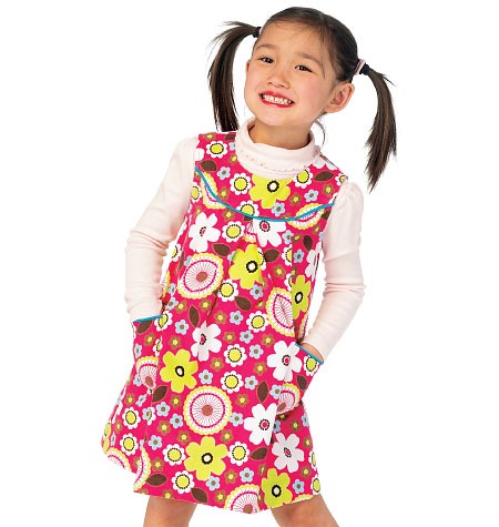 McCalls Pattern Girl's Jumper Dress Children School Outfit - Ruby Lane