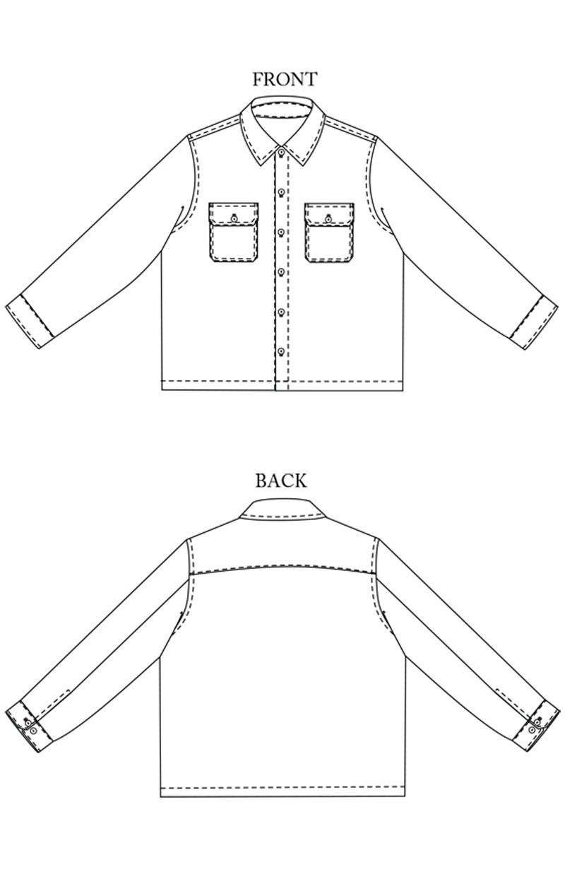 Merchant & Mills The Arbor Shirt Downloadable Pattern