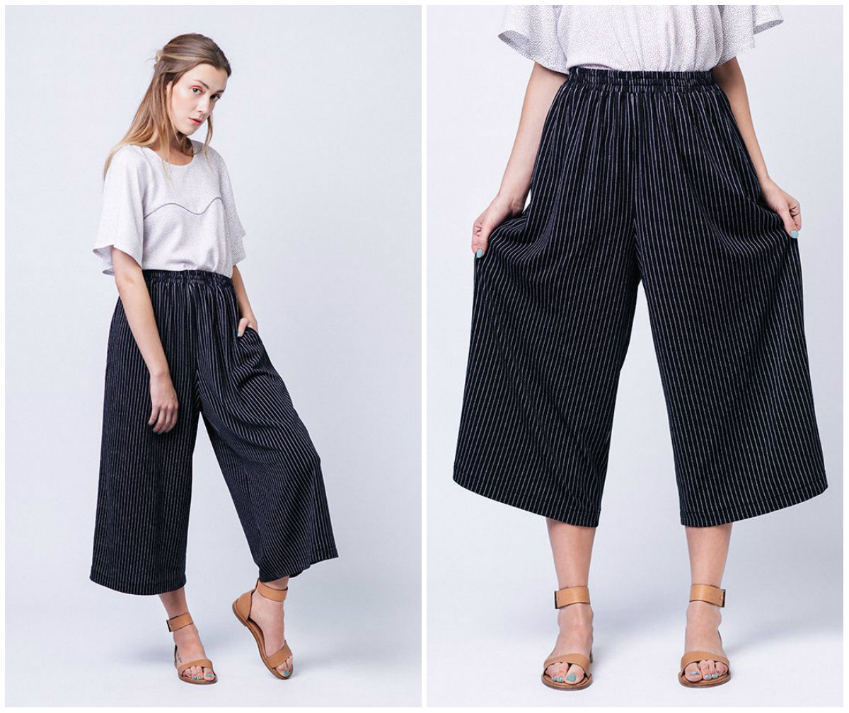 Named Clothing 05-095 Ninni Elastic Waist Culottes Downloadable Pattern