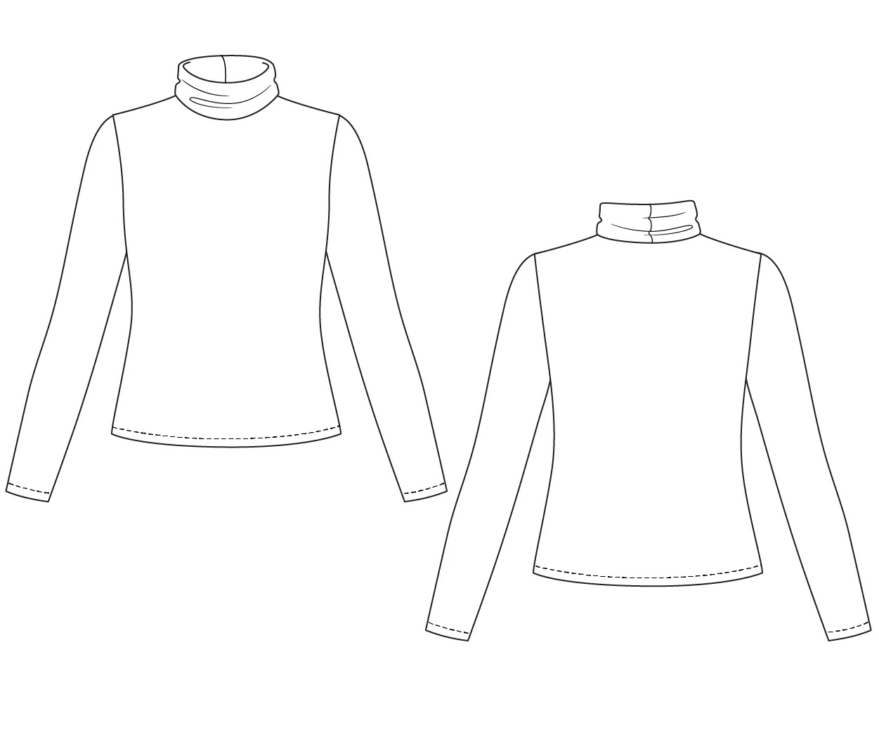 Named Clothing 02-083 Paola Turtleneck Tee