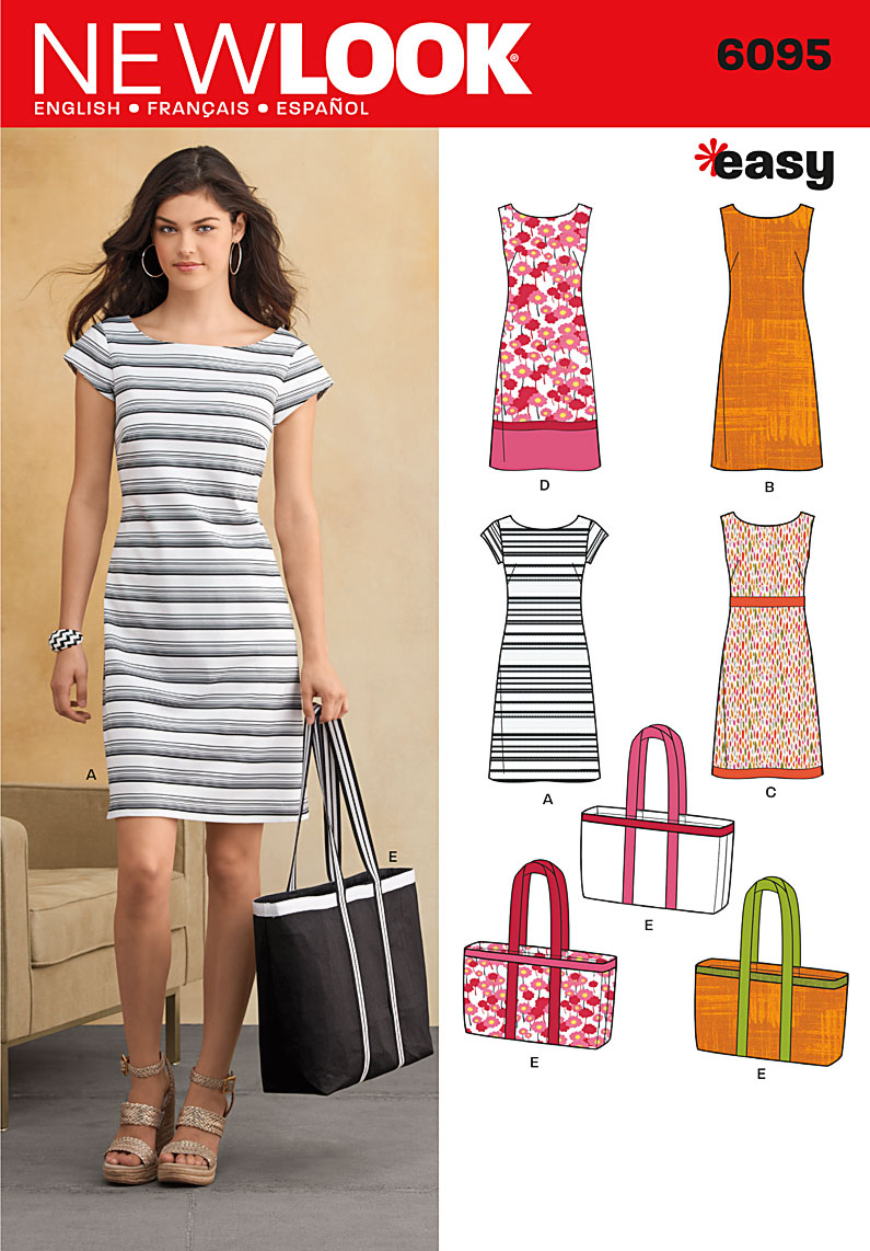 New Look 6095 dress and bag