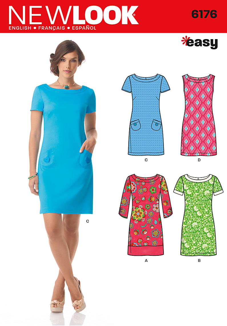 New Look Misses Dress 6176 - Patterns