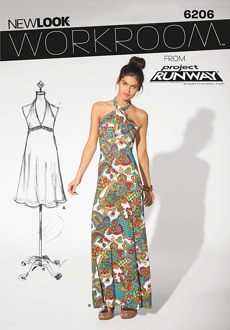 New Look 6206 Misses Dress sewing pattern