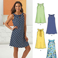 New Look Misses' A- Line Dress 6263 pattern review by Ready Set Sew