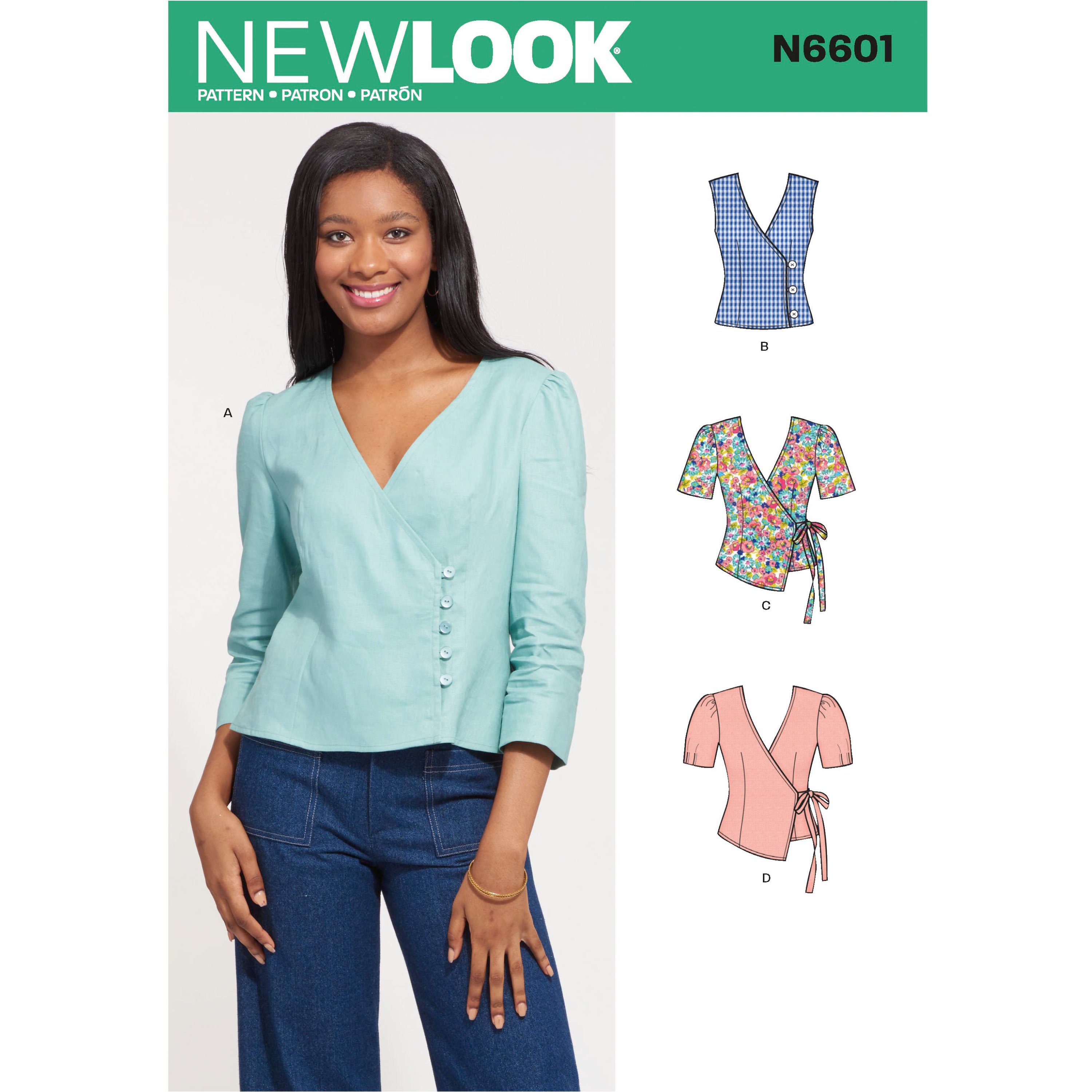 New Look 6601 Misses' Tops