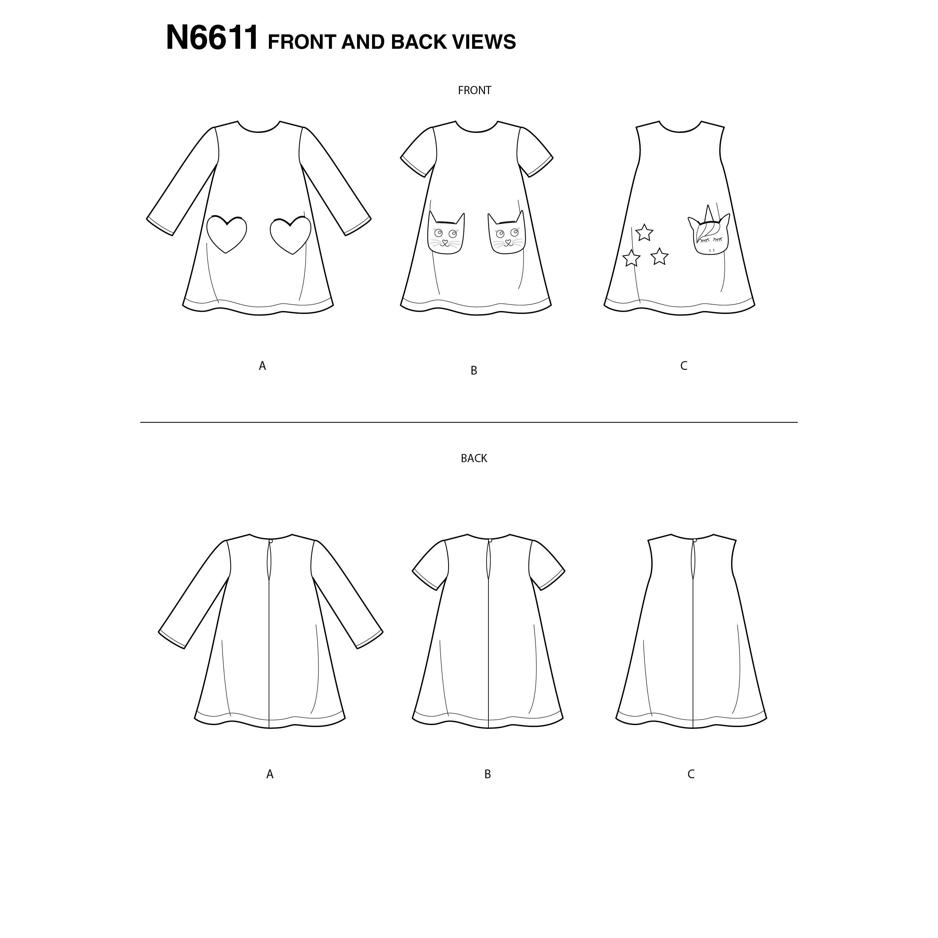 New Look 6611 Children's Novelty Dress