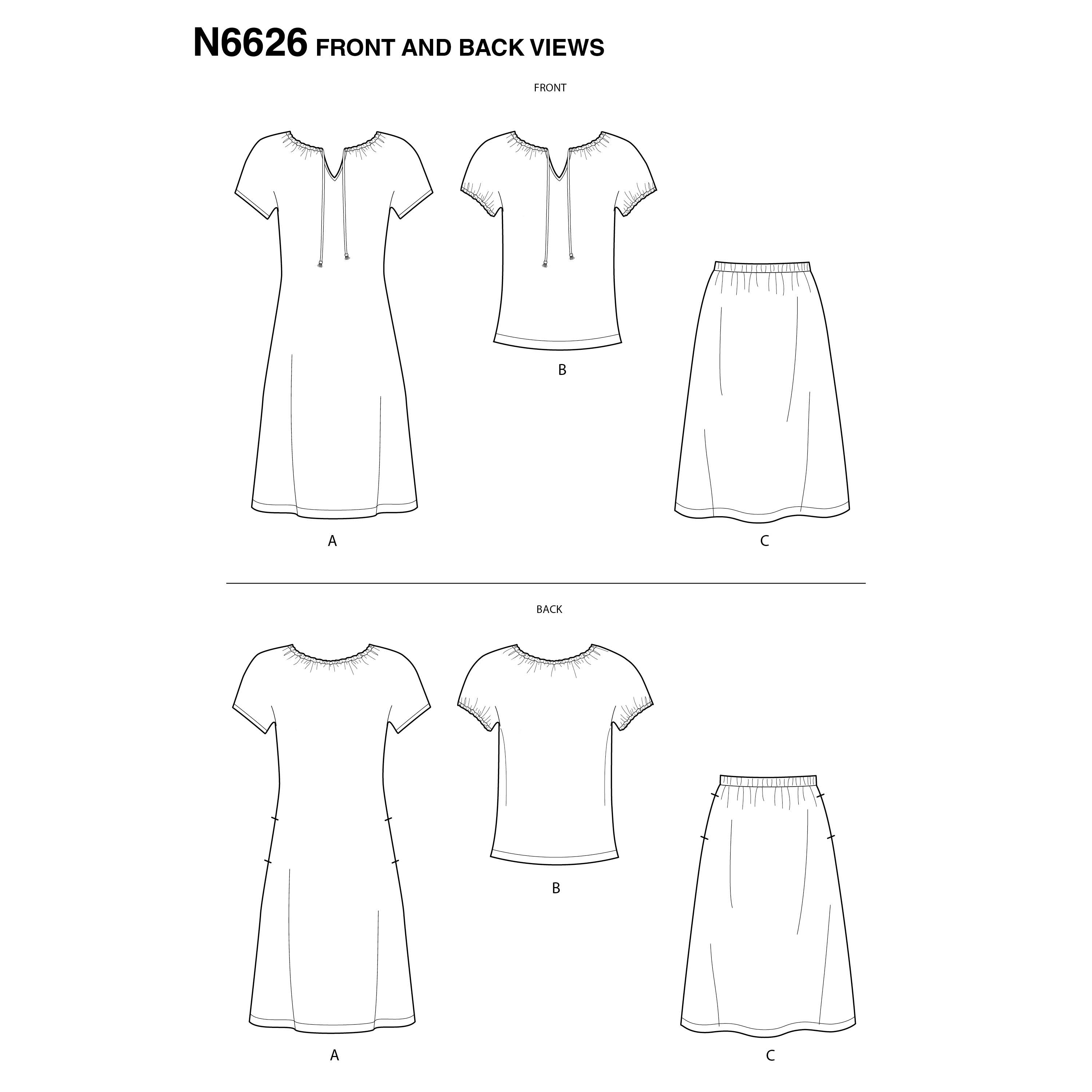New Look U06110A Misses Sportswear Sewing Pattern