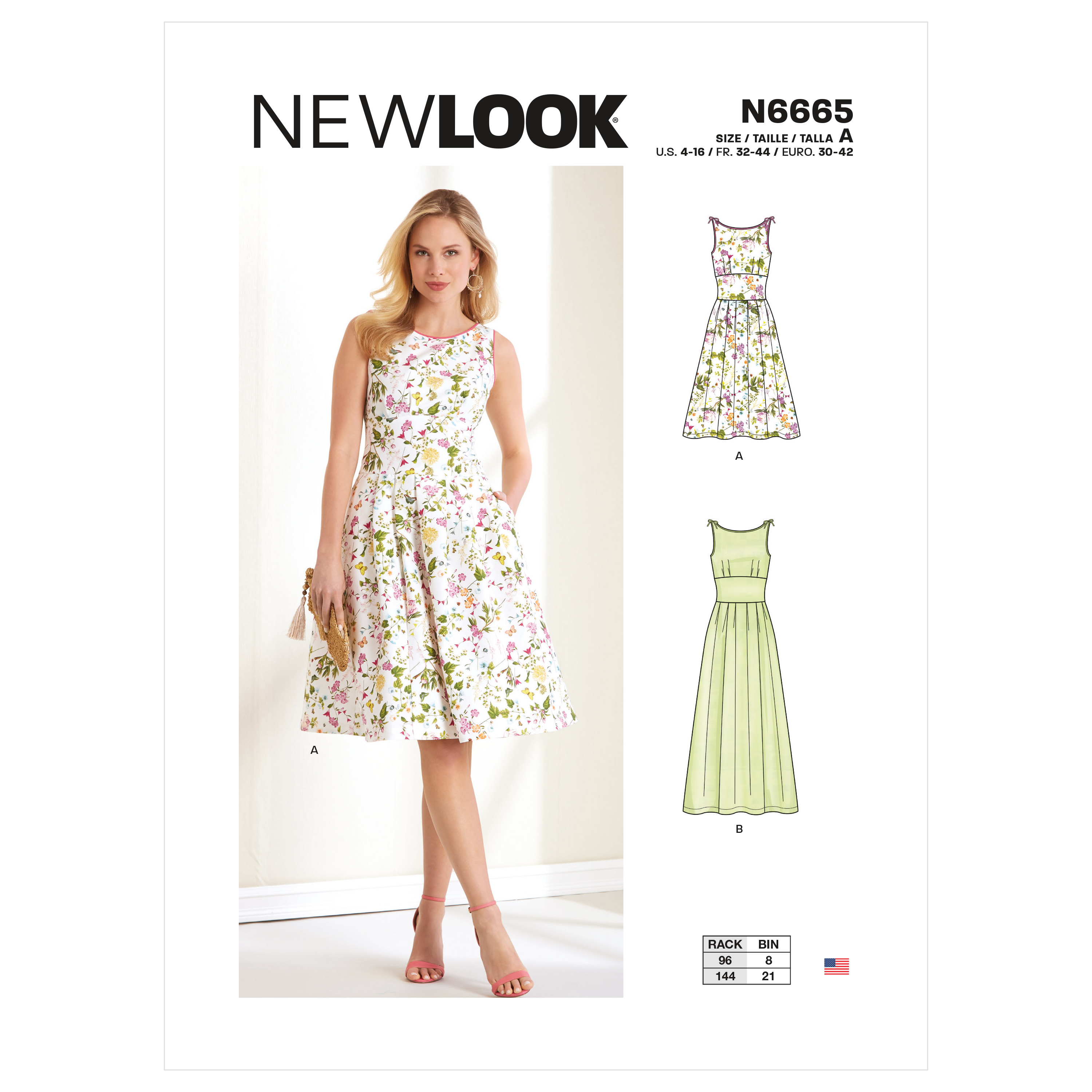 New Look 6665 Misses' Dresses