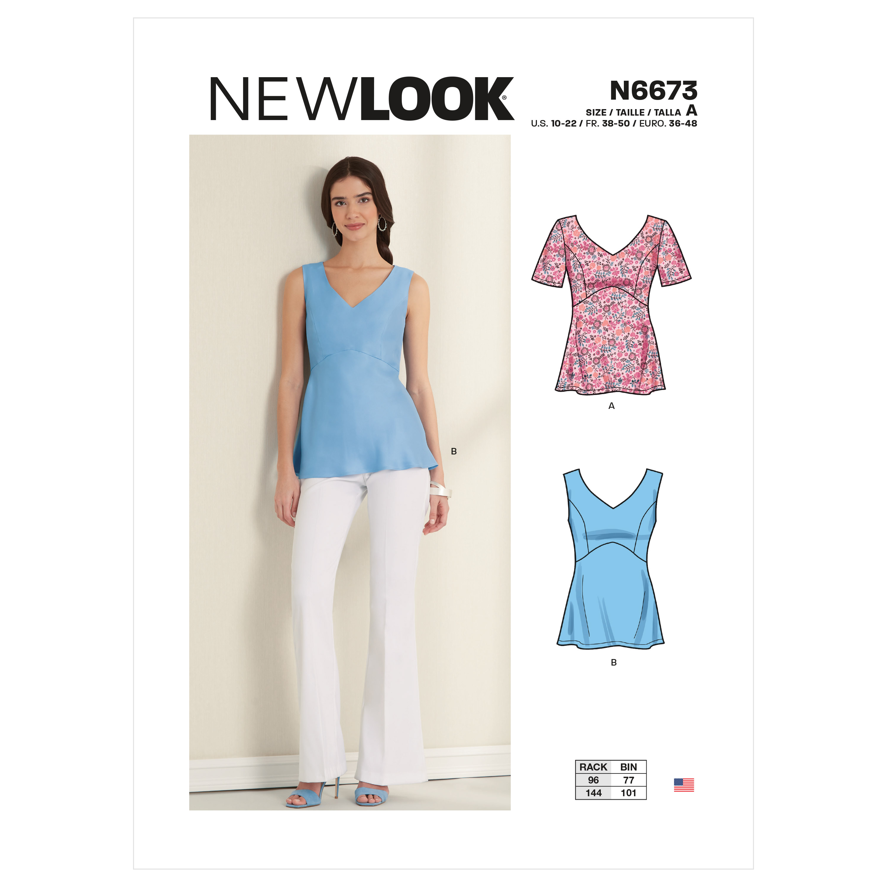 New Look 6673 Misses' Top