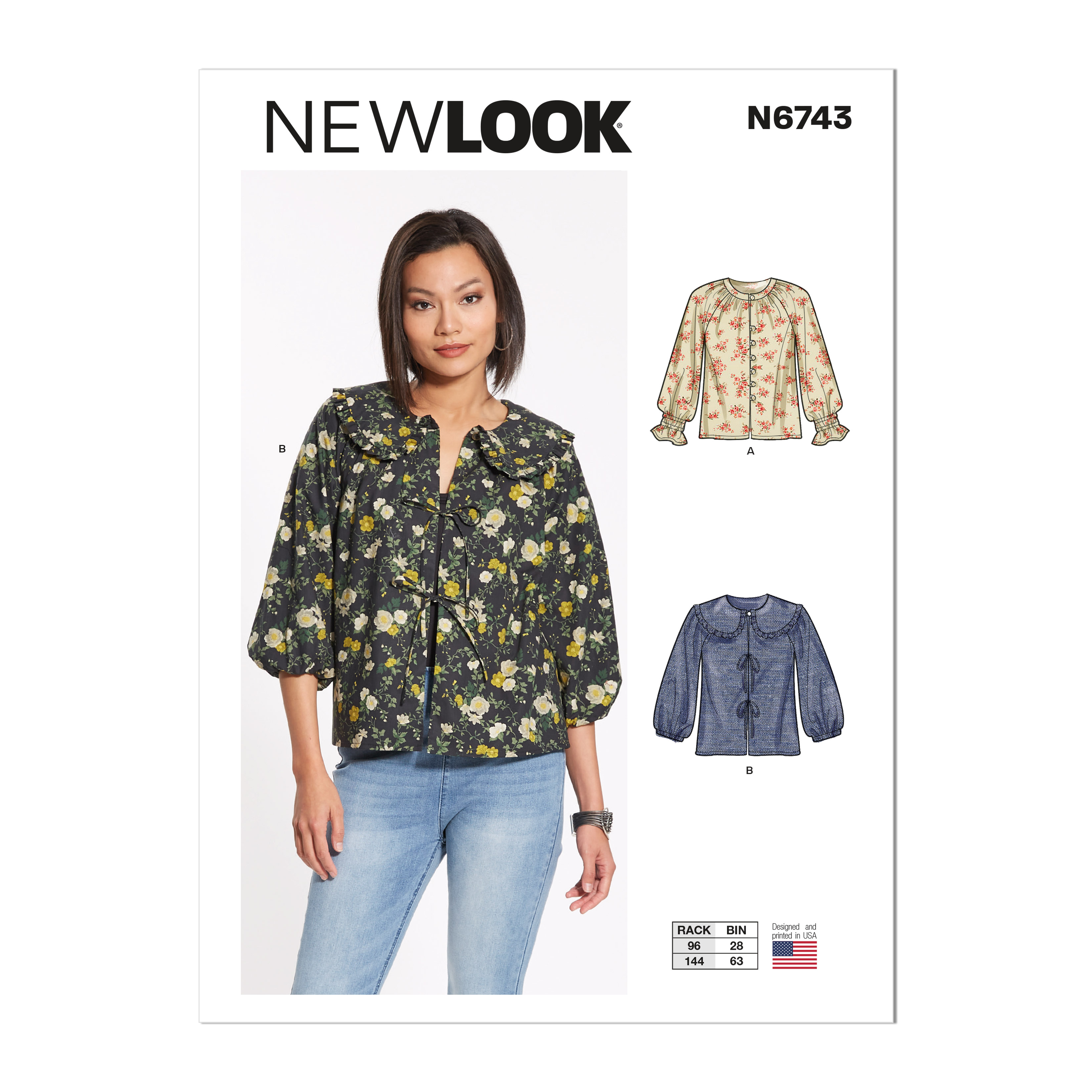 New Look 6743 Misses' Tops