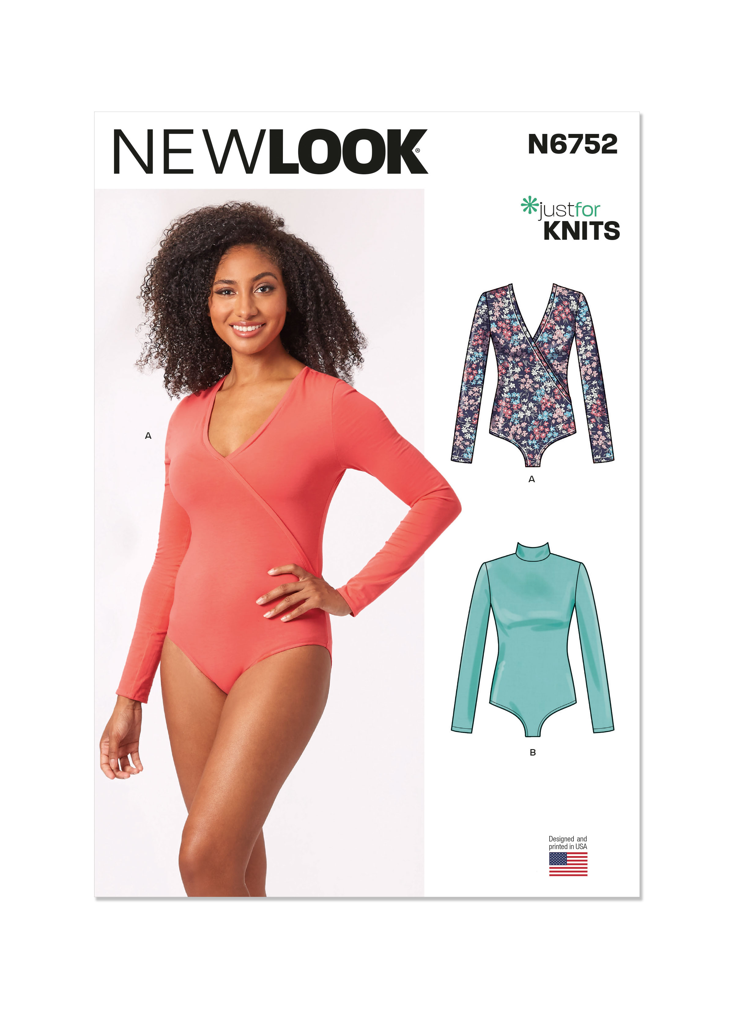 New Look 6752 Misses' Knit Bodysuits