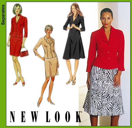 New Look 6159 Misses Jacket and Skirts