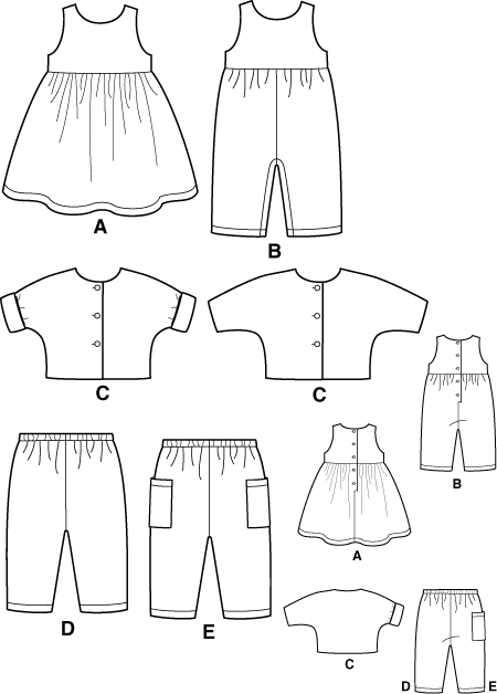 Pattern Review Template | new look 6175 babies dress or jumper romper pants and jacket Pattern Review Template | new look 6175 babies dress or jumper romper pants and jacket