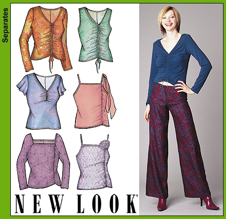 New Look 6204 Misses Knit Tops