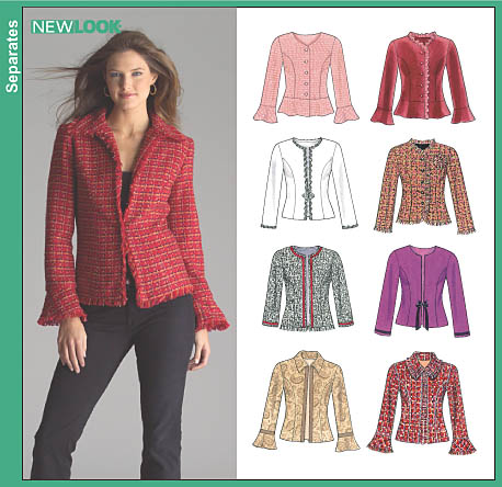 New Look 6516 Misses Lined Jackets