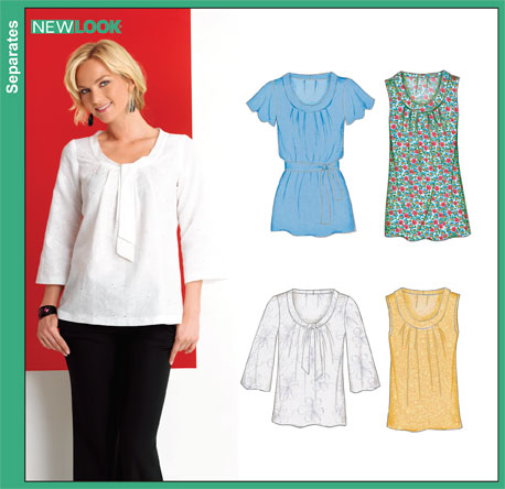 New Look 6868 Misses Tunic or Top