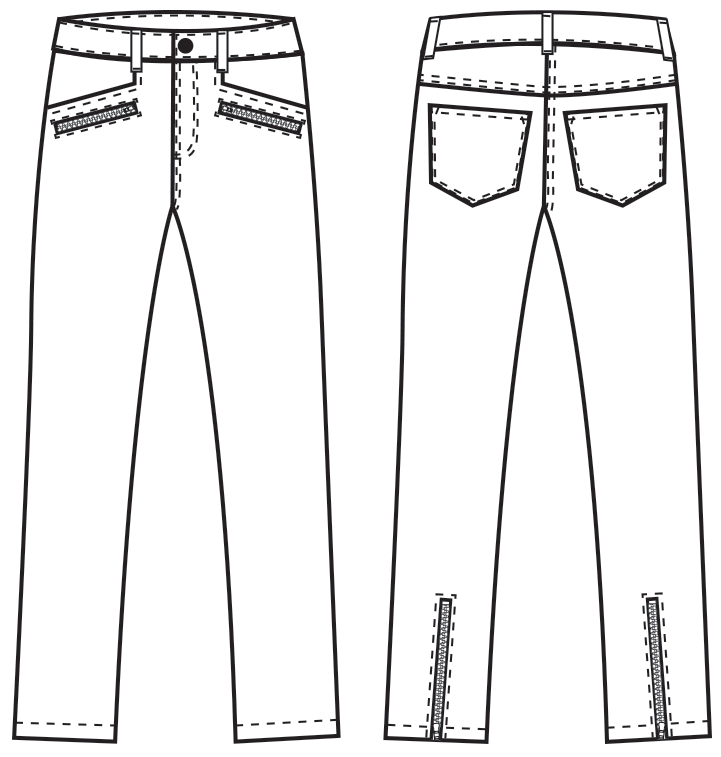 Papercut Patterns 1038 Starboard Jeans