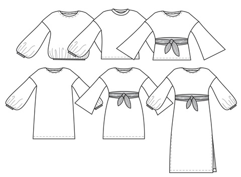 Papercut Patterns Array Blouse and Dress