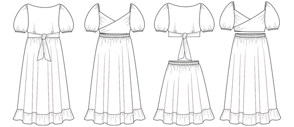 Papercut Patterns Estella Dress/Top/Skirt