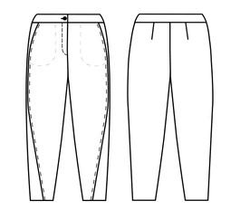 Papercut Patterns Twist Pants