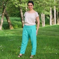 Jalie JESSICA Leggings with side pocket 4127 pattern review by Raye Ann