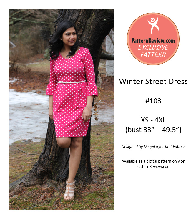 PatternReview 103 Winter Street Dress Downloadable Pattern