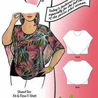 Simplicity 8338 Misses' Knit Sports Tops with Back Variations