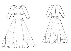 Sew Chic ln8503 Southern Belle Dress
