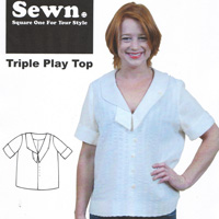 Sewn Square One Triple Play Top Pattern