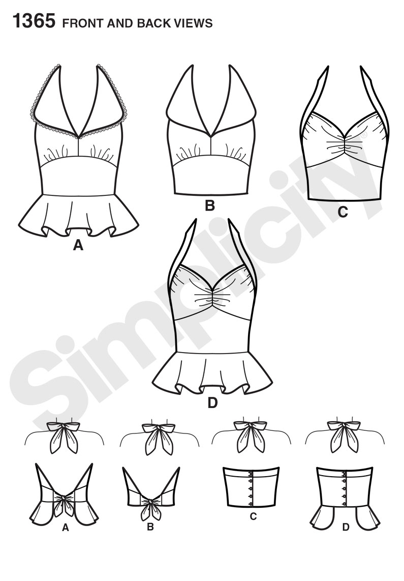 Halter Top PDF Sewing Pattern