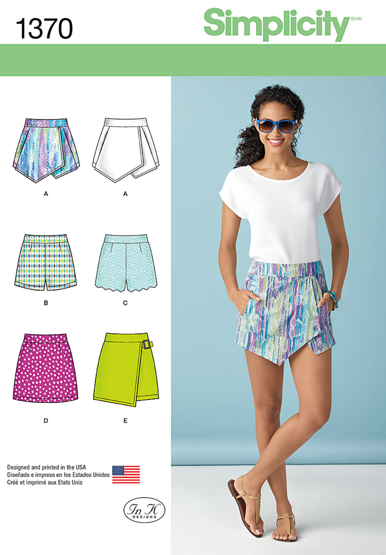 Easy DIY Shorts Sewing Pattern Beginner-friendly Shorts and Skirt