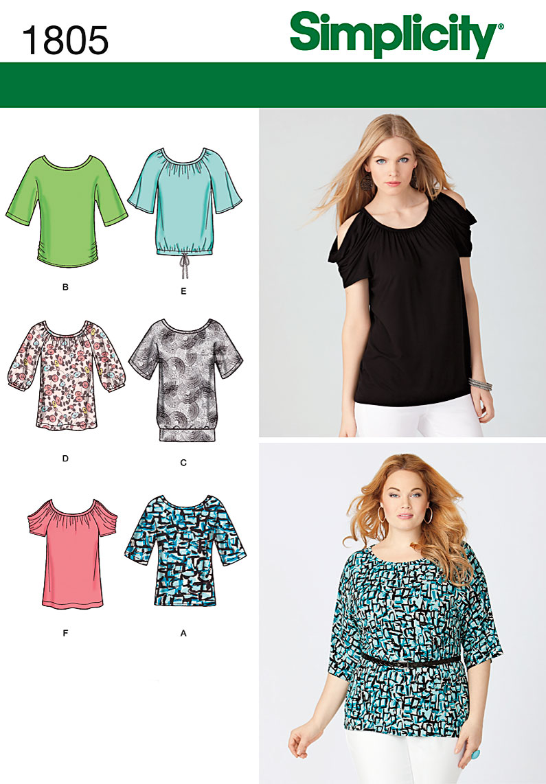 Quick & Easy Sewing Pattern for Beginners - Woven Rayon Top - Simplicity  Review 