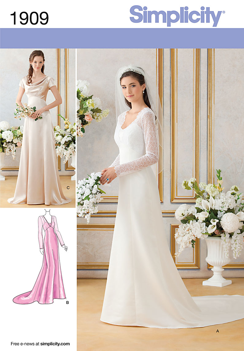 Simplicity Patterns Wedding Dress