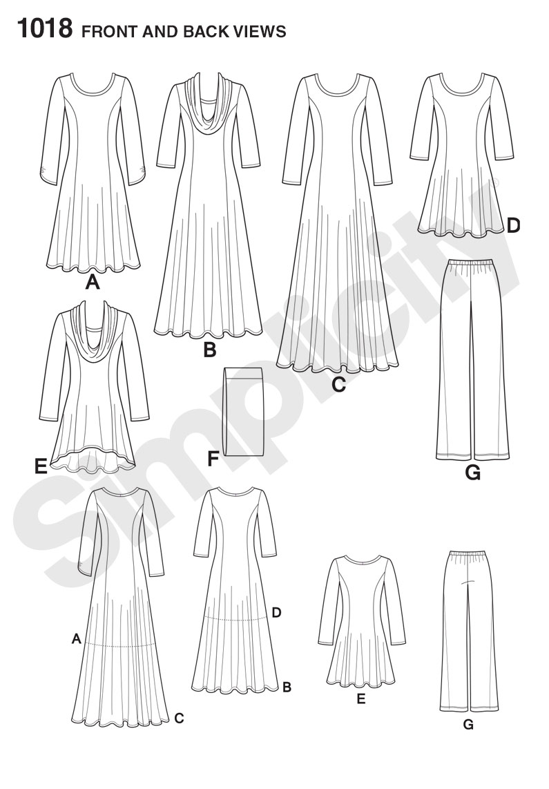 Simplicity 1018 Misses/Petite Dress
