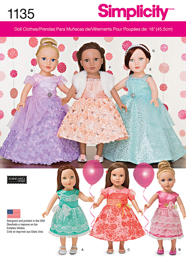 doll party dress