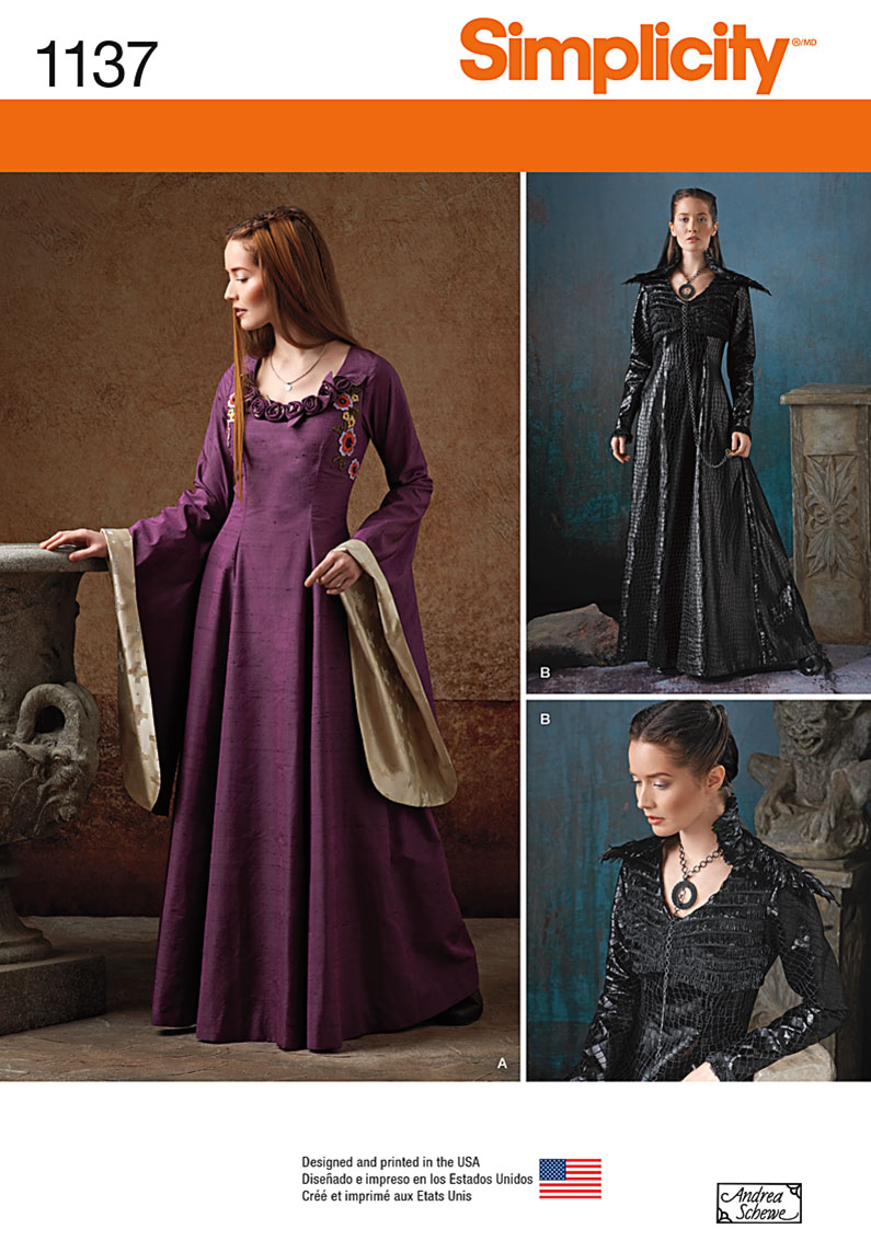 15 Designs Medieval Sewing Patterns Costumes