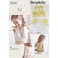 Simplicity Misses' Soft Cup Bras and Panties 8228 pattern review