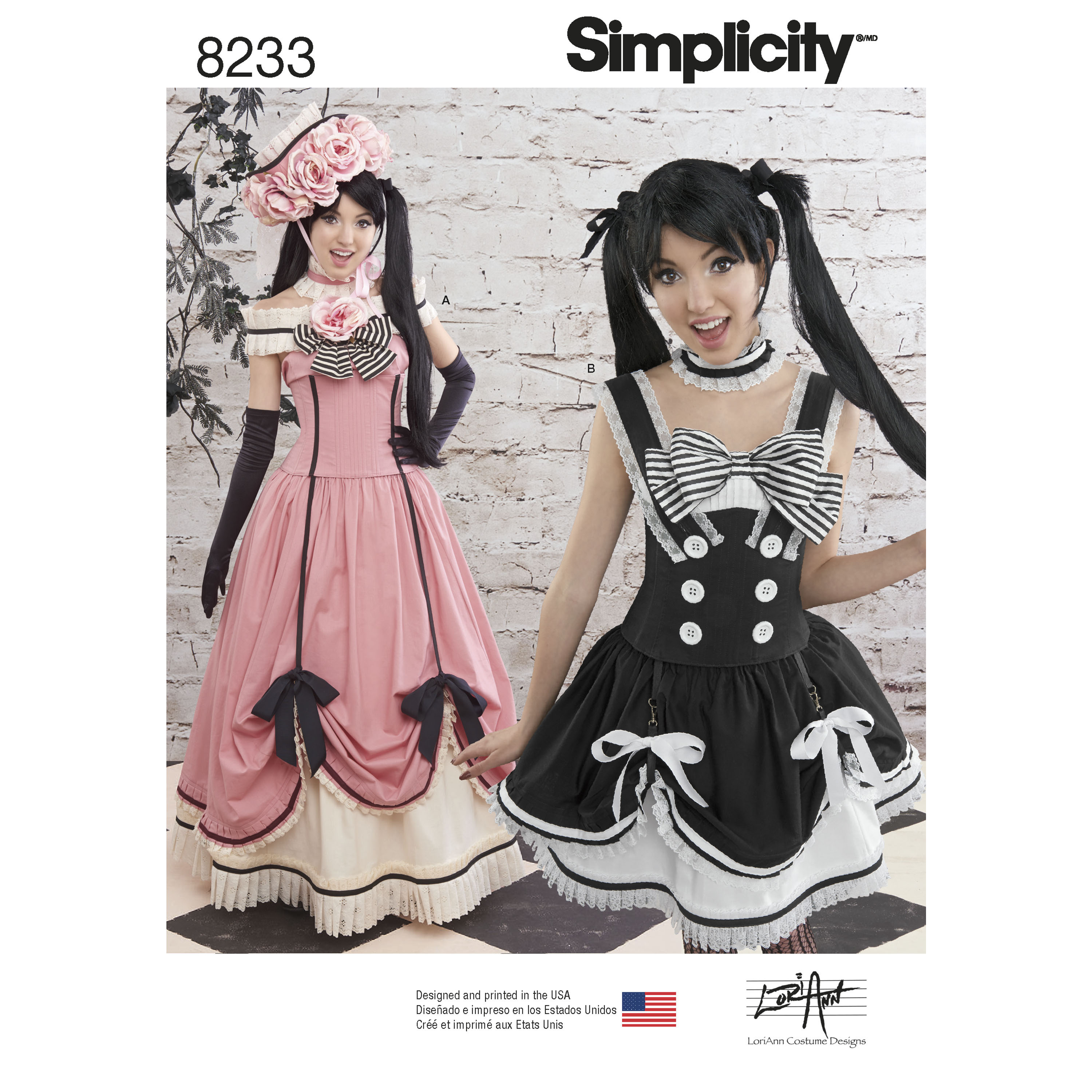 Simplicity 8233 Misses Cosplay Costumes