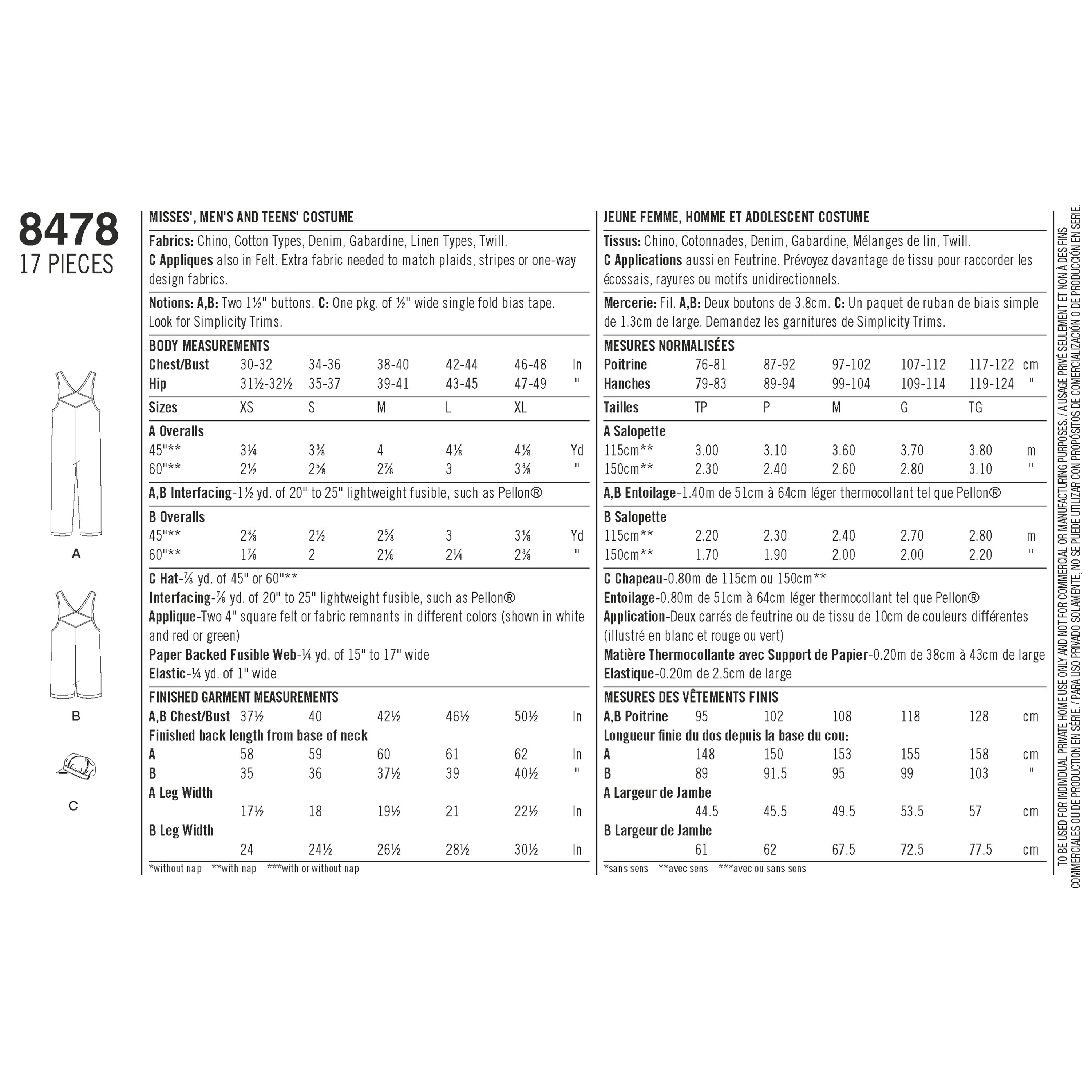 Amazon | Simplicity 1136 人形用服縫製パターン 18インチ人形用