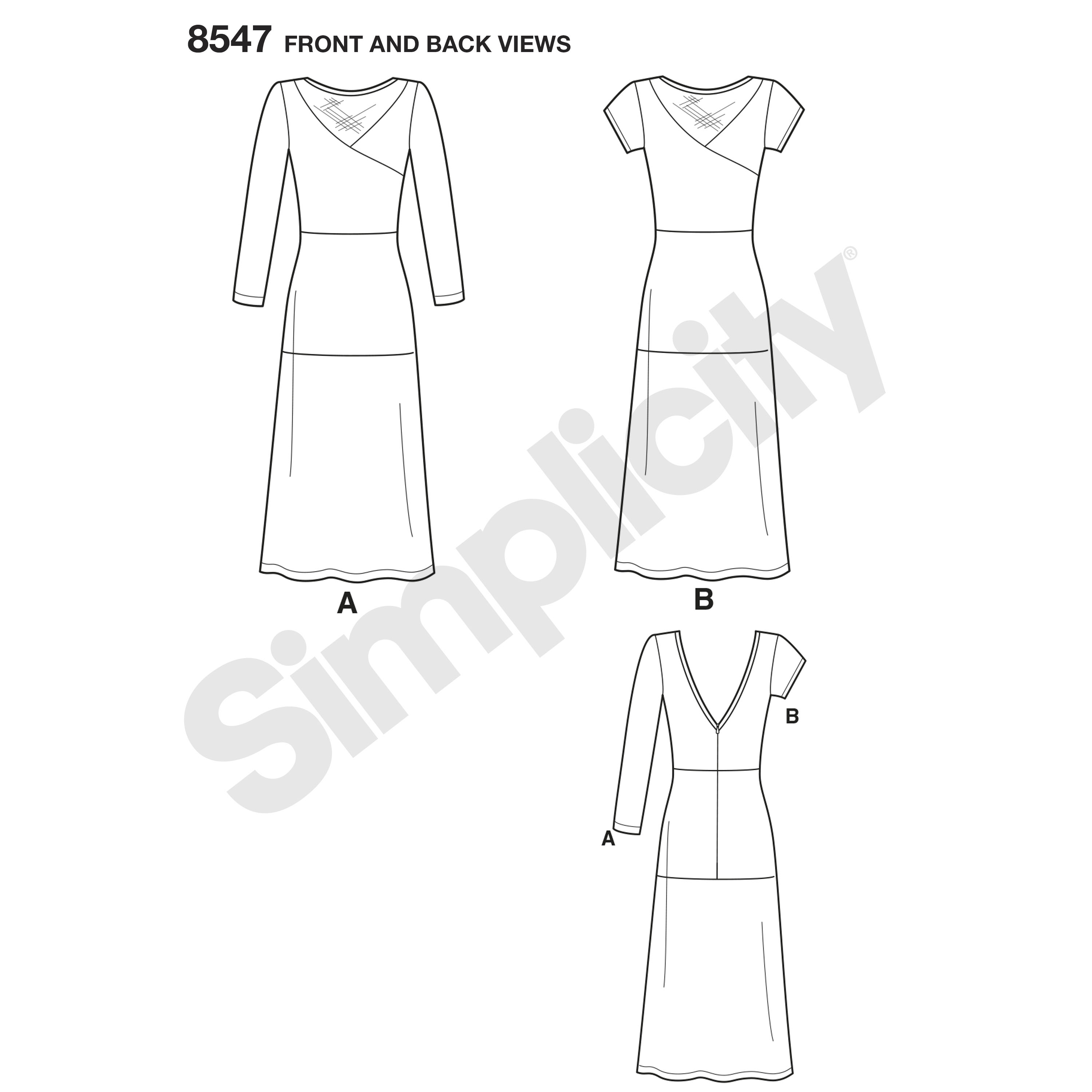 Simplicity Patterns US8690U5 Mimi G Misses Miss Petite Dress