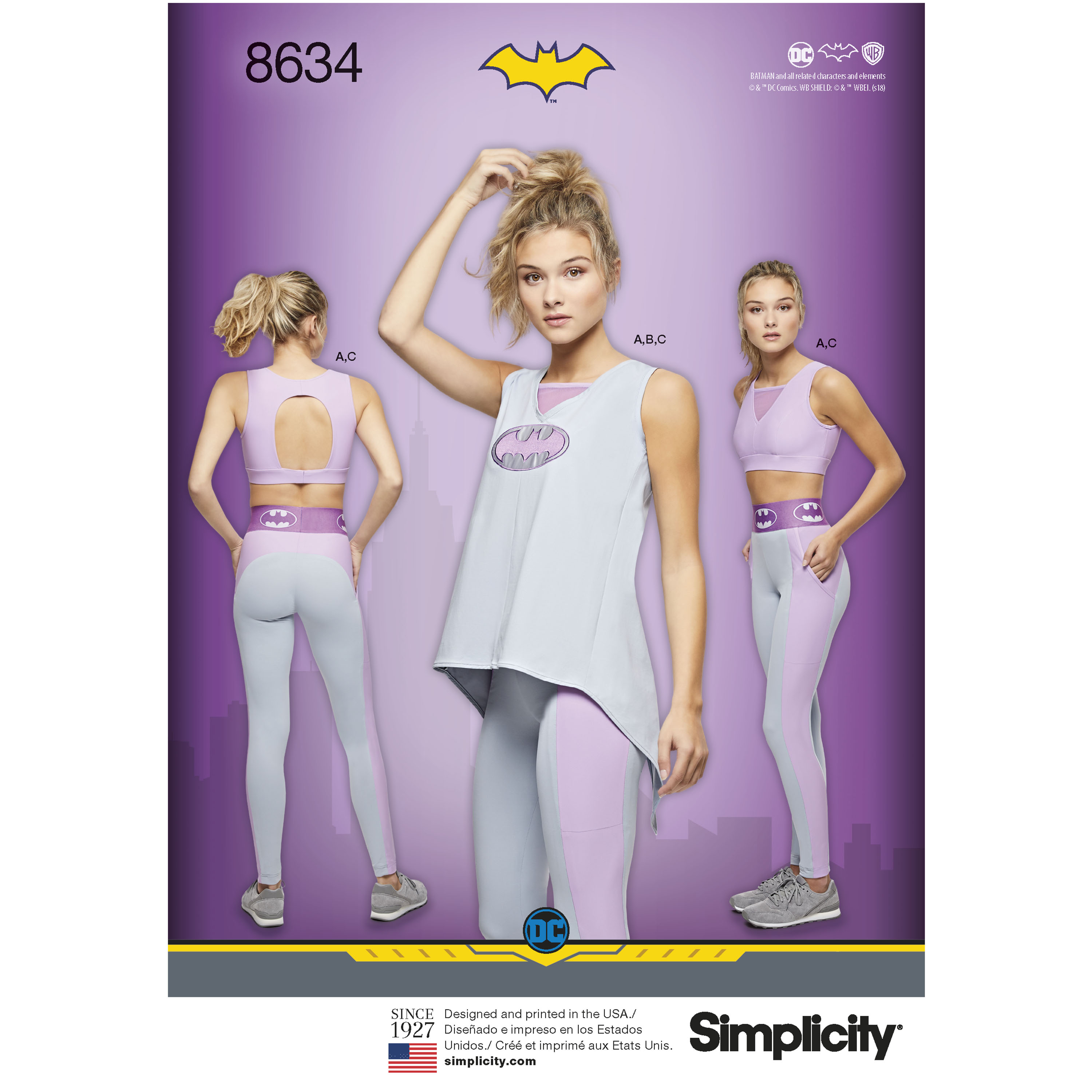 Uncut Simplicity Sewing Pattern 9620 Misses' and Women's Knit Sports Bra,  Leggings and Bike Shorts Size Xs-xl 1X-5X FF -  Canada